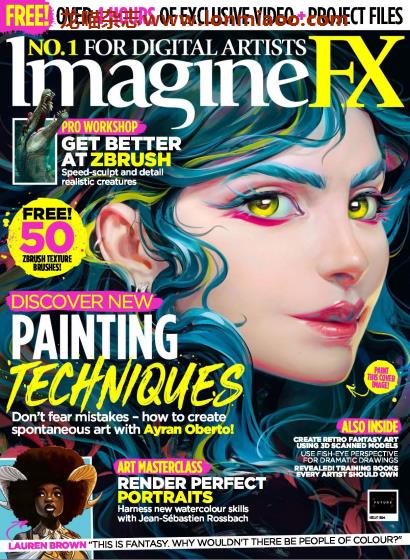 [英国版]ImagineFX 数码动漫CG艺术杂志PDF电子版 2021年10月刊 Issue204